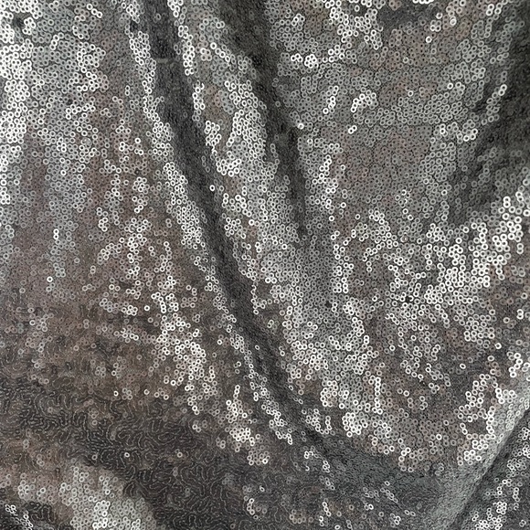 NWT Sweet Claire Pewter Sequins Lined Stretchy Pencil Skirt - Picture 4 of 9